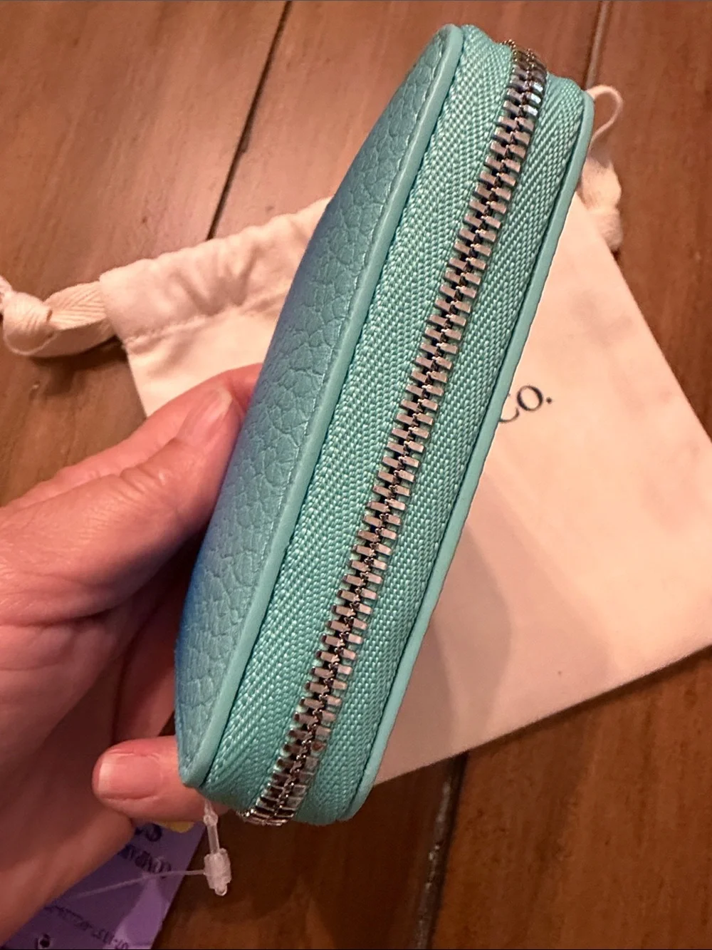 Tiffany & co. Return to Tiffany Zip Wallet
